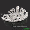 Small crystal royal rhinestone crown and tiara for women girls factory wholesale nice gift